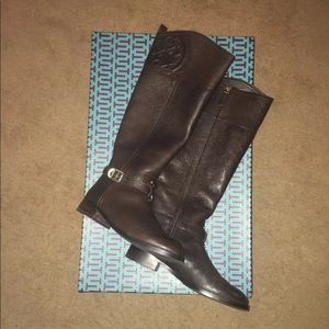 Tory Burch Marlene Riding Boot - Tumbled Leather